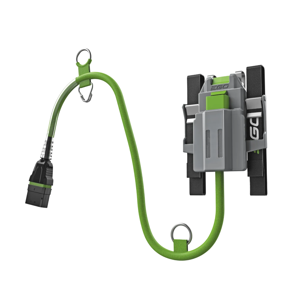 Opaskový nosič batérie EGO profesionálne riešenie pre arboristov