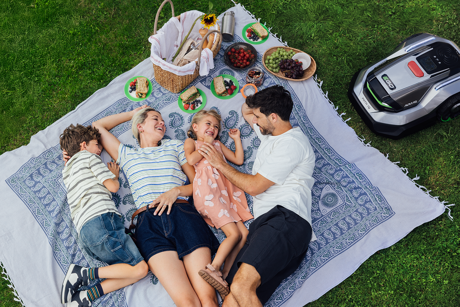 Robotická kosačka EGO AURA-R2 RMR6000E | 10Ah Batéria | 6000 m²