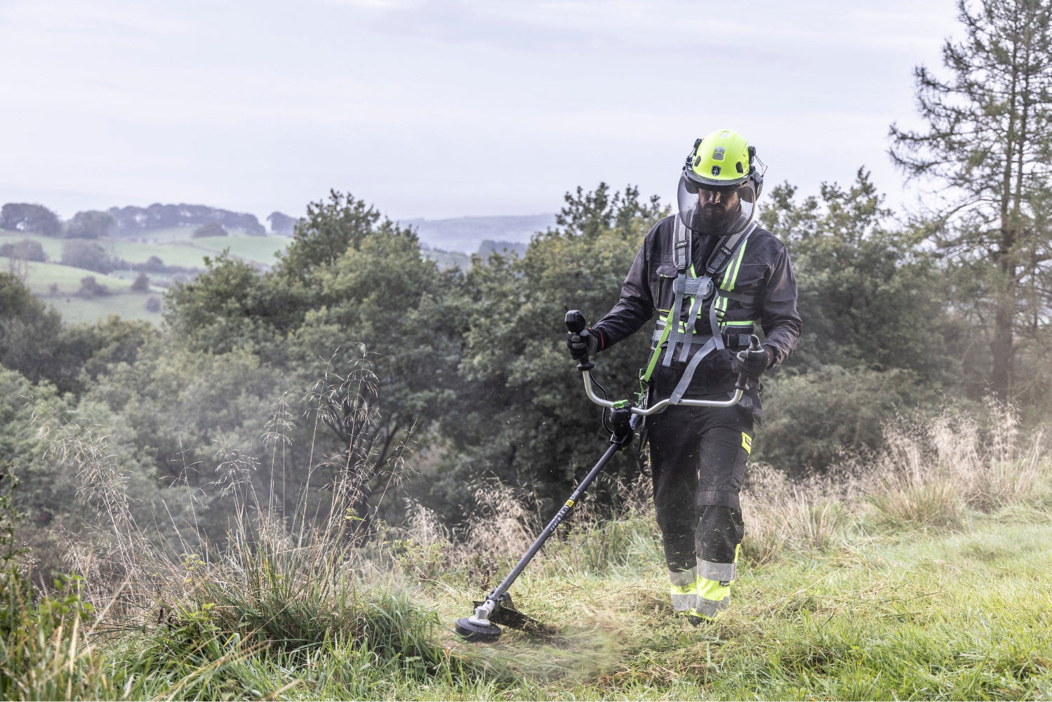 Vyžínač a krovinorez EGO Power+ 38cm PRO X profi pre ťažký porast a celodenné nasadenie