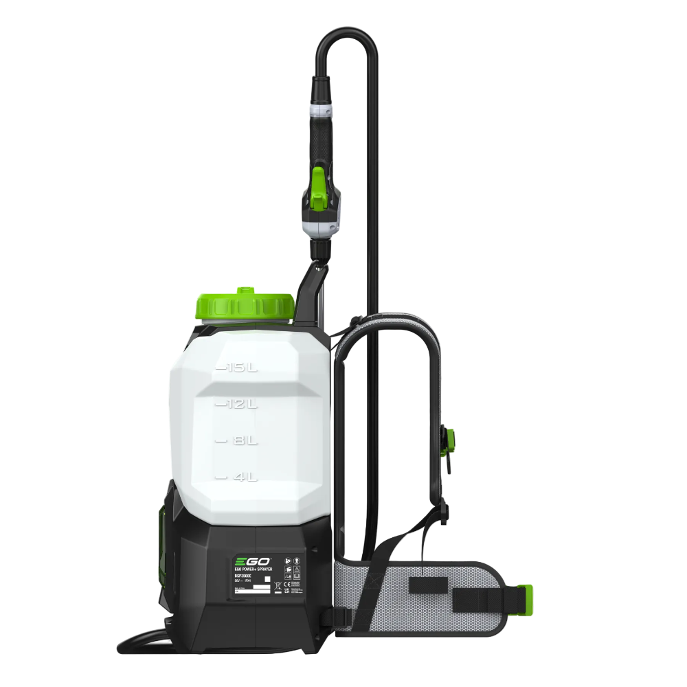 Chrbtový postrekovač EGO Power+ 15 l profesionálny tlak 24 bar