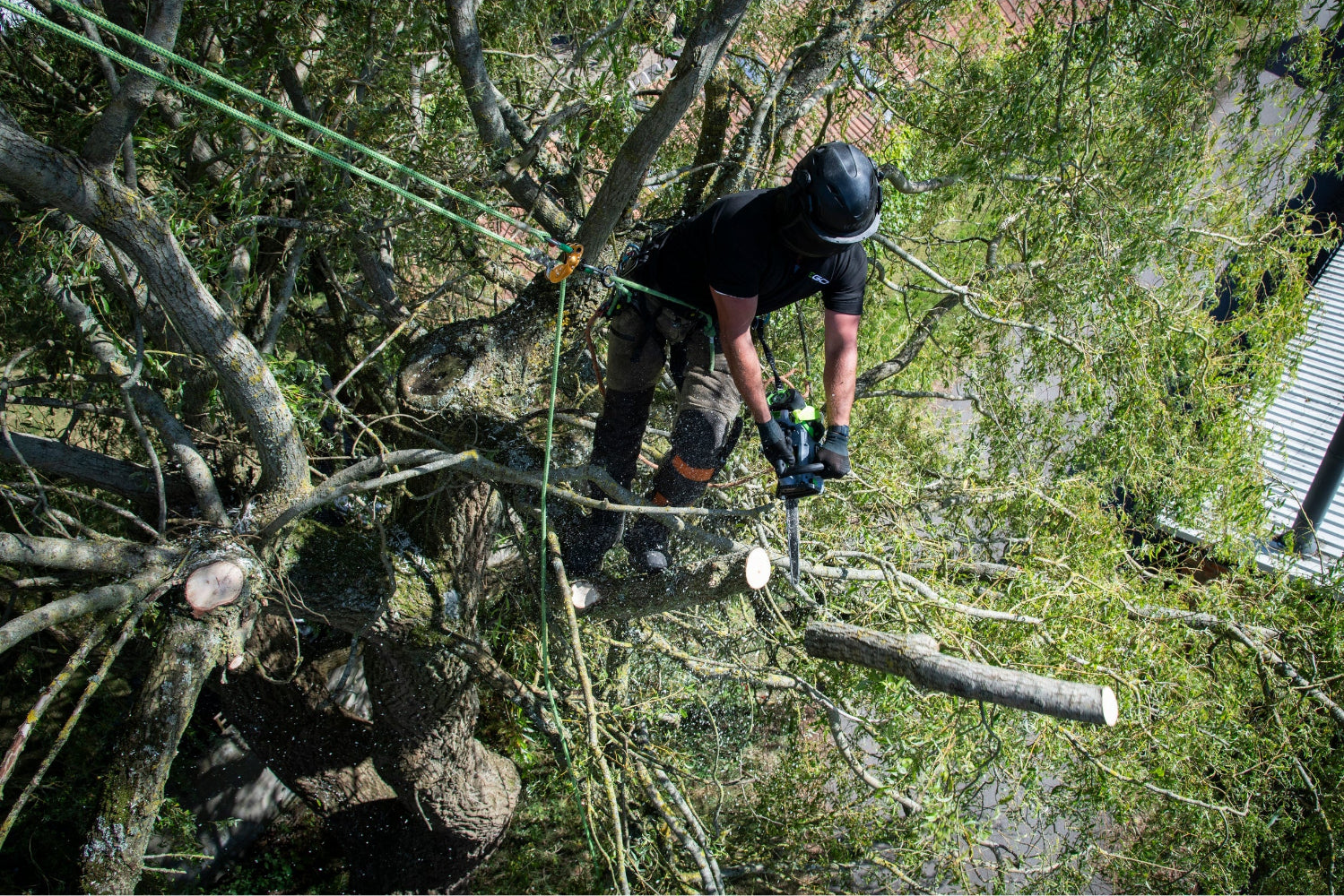 EGO Power+ CS1200E  kompaktná 30 cm akumulátorová reťazová píla