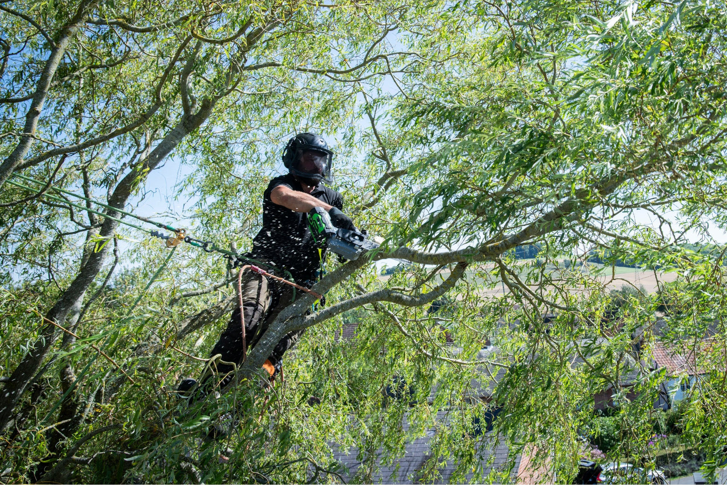 EGO Power+ CS1200E  kompaktná 30 cm akumulátorová reťazová píla