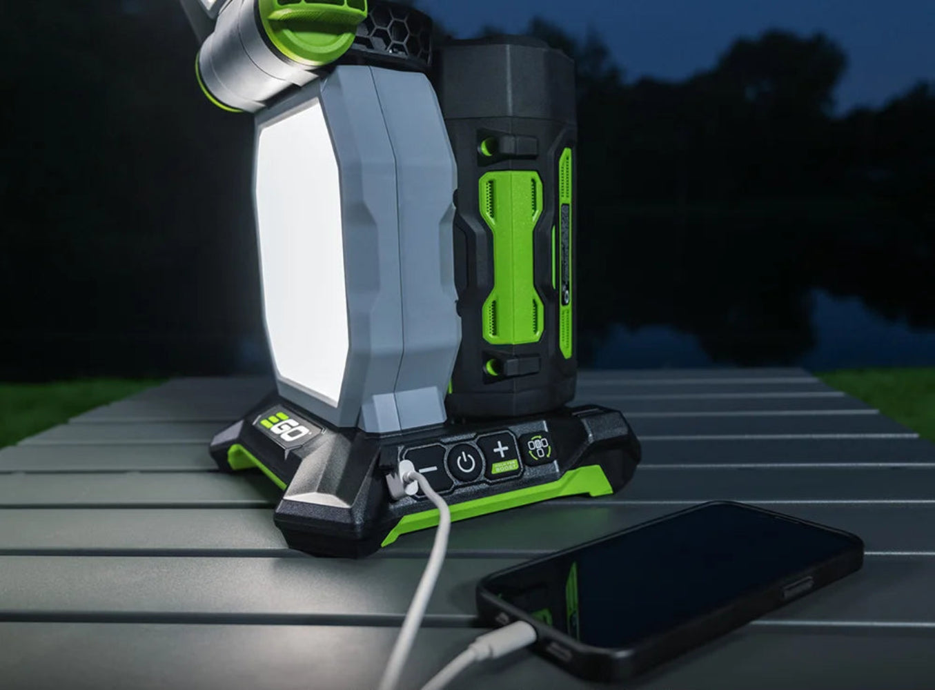 Prenosné priestorové svietidlo EGO Power+ 10 000 lm najvýkonnejšie na svete