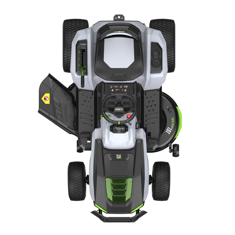 Záhradný traktor EGO Power+ 107 cm bočné vyhadzovanie