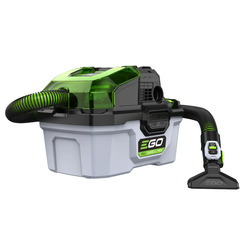 Vysávač na mokré a suché vysávanie EGO Power+ 12l kompaktný a prenosný