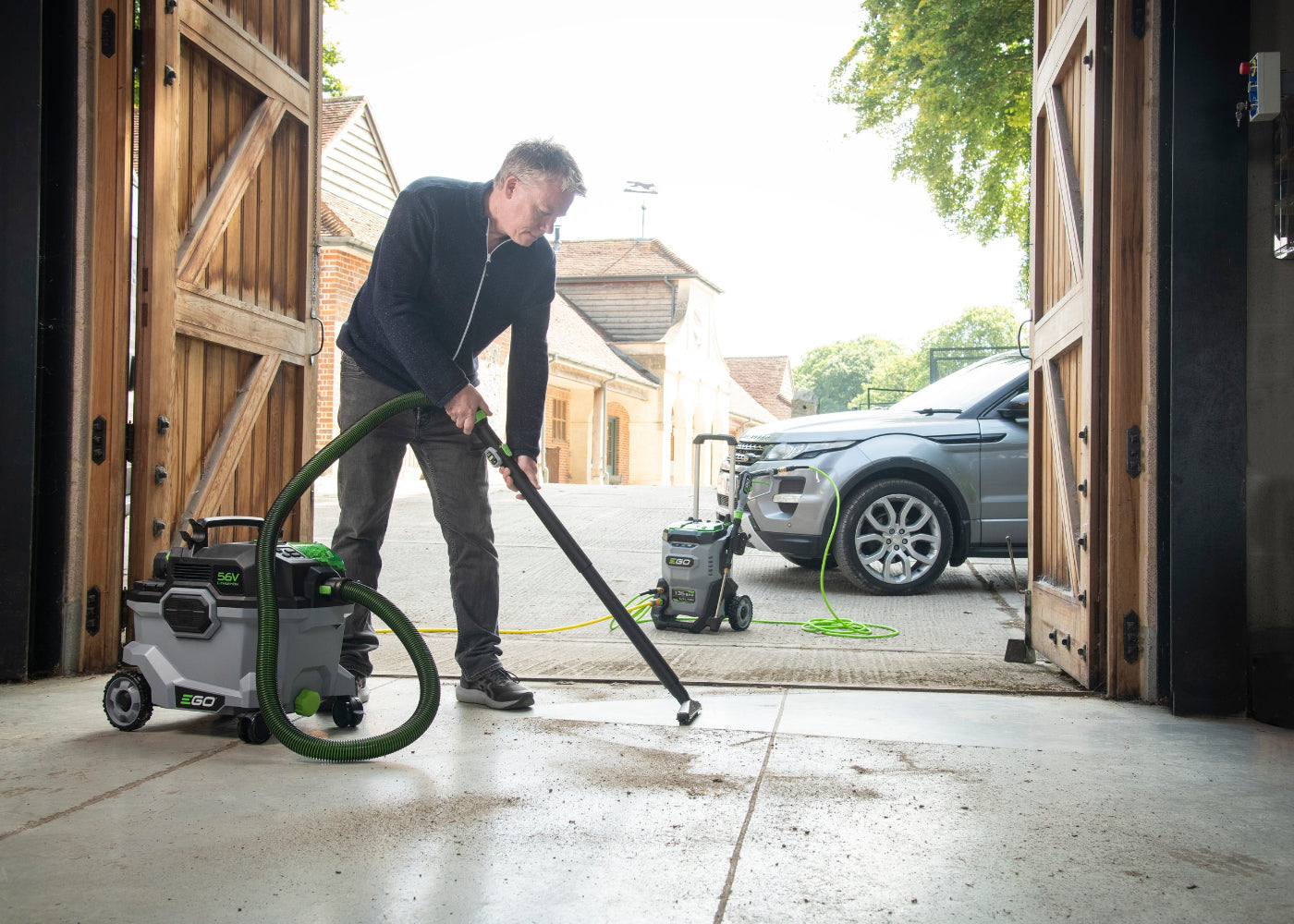 Vysávač na mokré a suché vysávanie EGO Power+ 34 l najvýkonnejší AKU vysávač